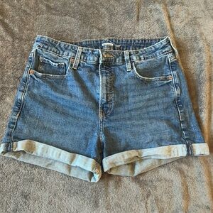 Old Navy Blue Jean Shorts Cuffed Hem